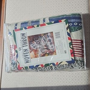 100% Cotton Woven Throw Wrapping Style 48in×60in